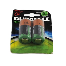 Battery Duracell Rechargable C (3000MAH) (Pack 2)
