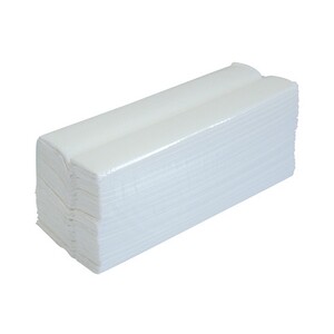 Flushable C-Fold Towels 2Ply White (Case 2400)