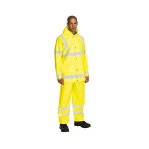 KeepSAFE Hi-Vis Breathable Waterproof Jacket Yellow