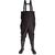 VW165 Thames Safety Chest Waders Black
