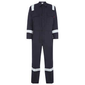 Nomex Coverall Twin Zip Action Back Reg Leg Navy