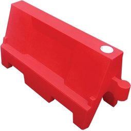 Evo Water Fillable Traffic Barrier Red 1000x400x555MM