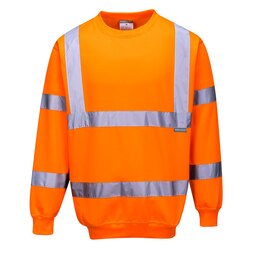 B303 Hivis Sweatshirt Orange