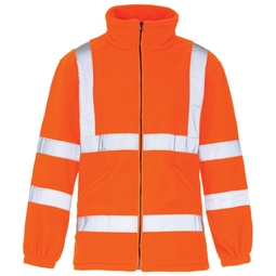 Hi Vis Fleece Jacket Orange GO/RT