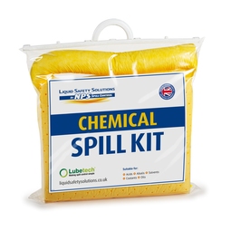 Lubetech Chemical Spill Kit Clip Closed Bag 30 Litre